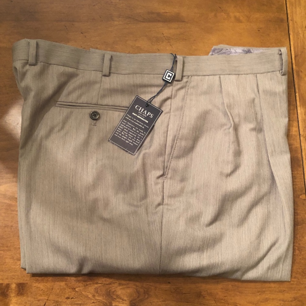 Chaps suits separates grey dress pants 42x30